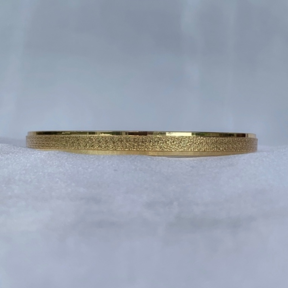 Glitz & Glitter Titanium Gold Bangle